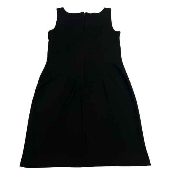 Vintage CDC Little Black Dress w/ Rhinestone Dragonfly Accents Size 6 - Picture 6 of 6